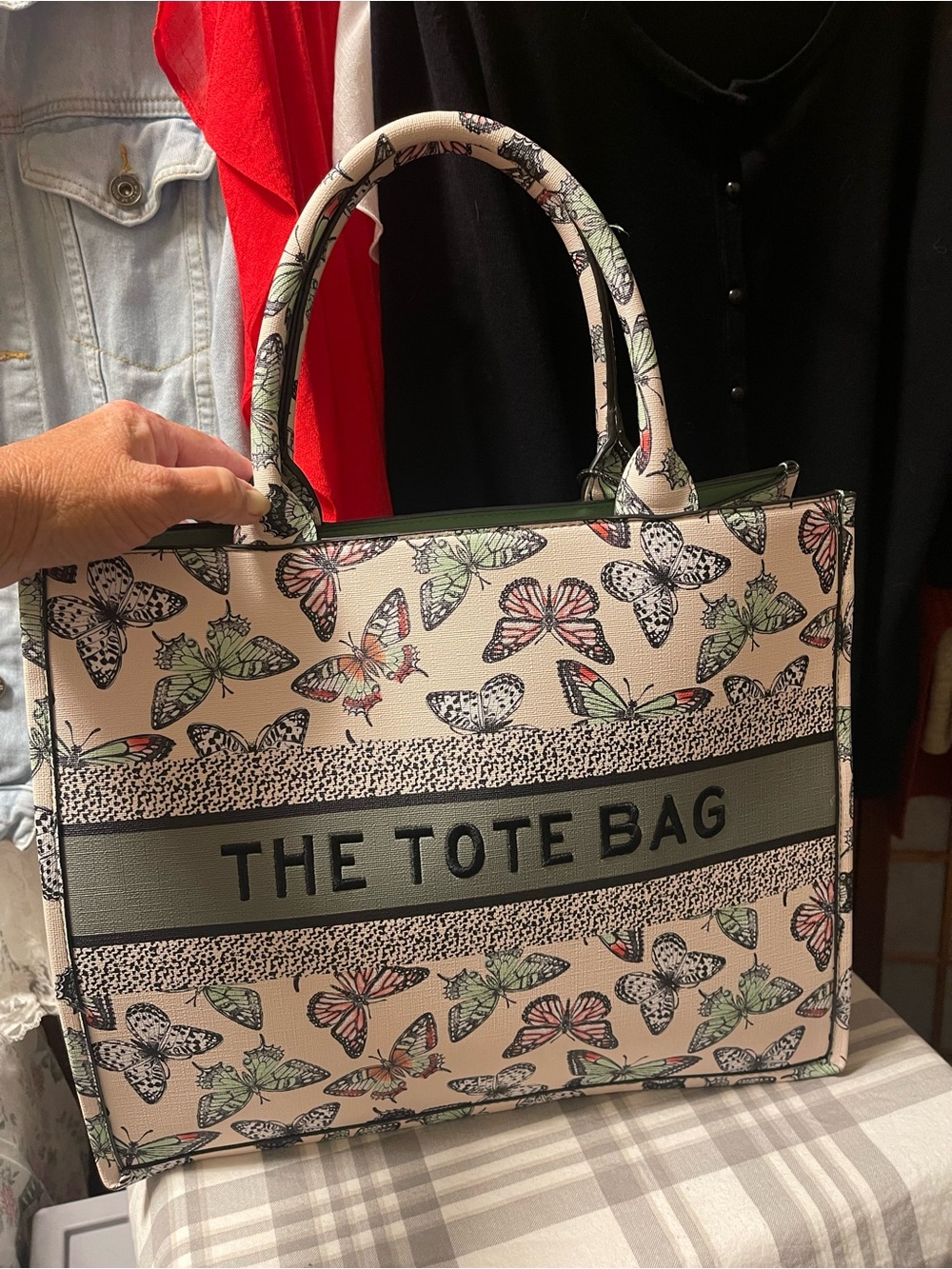 Unbranded butterfly tote Bag & wallet